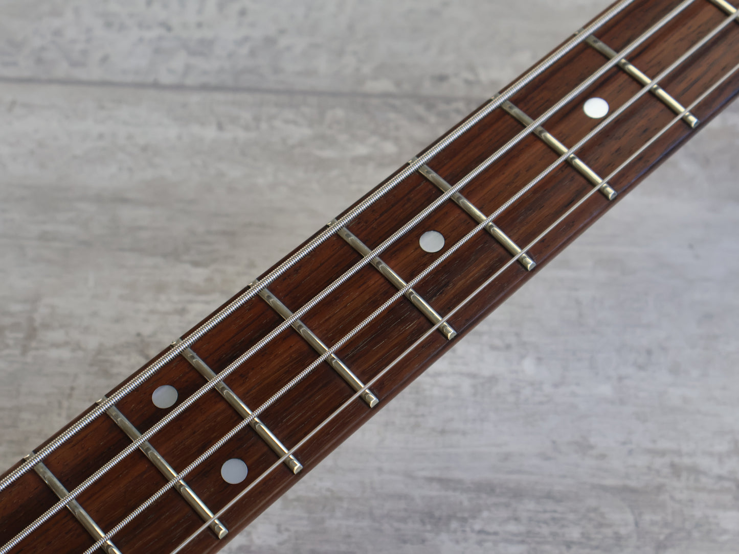 1980's BC Rich Japan MB-20 NJ Series Mockingbird Bass w/Varitone (Aged White)