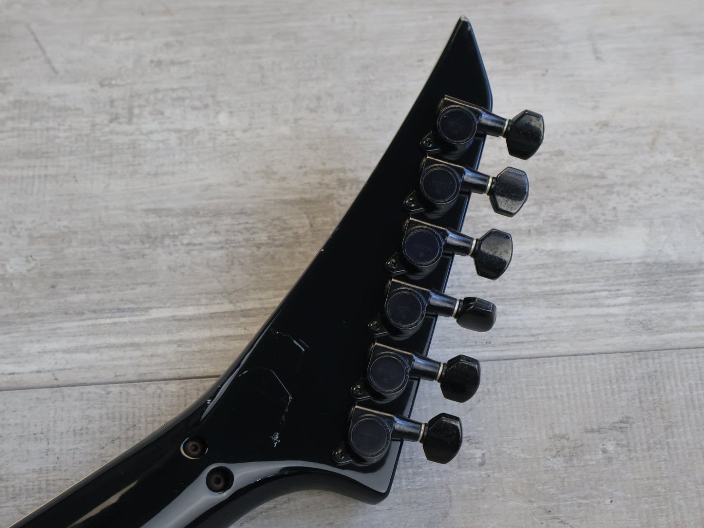 1990 Fernandes Japan JS-100 Rhoads Flying V (Black)
