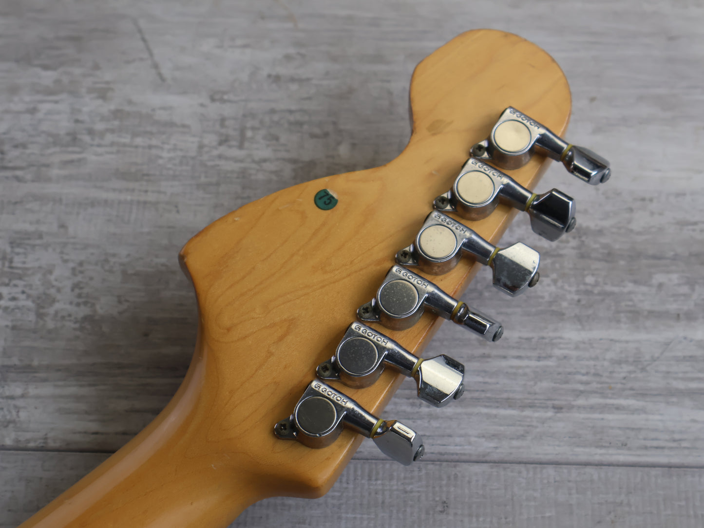 1989 Fender Japan "E Series" ST72-75 '72 Reissue Scalloped Stratocaster (Olympic White)