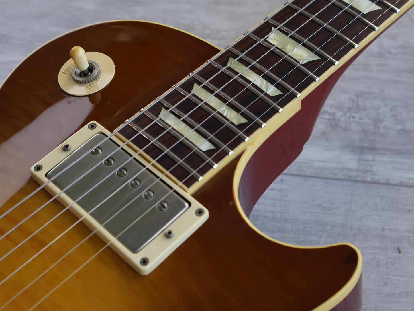 2001 Epiphone Japan LPS-90FT Les Paul Standard (Heritage Cherry Sunburst)