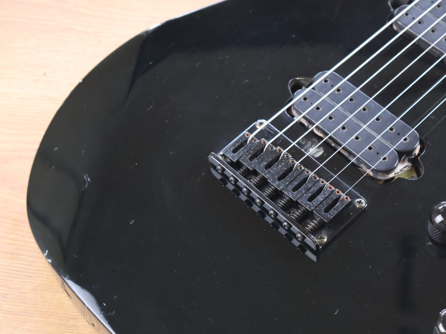 1999 Ibanez Japan RG7621 7 String HH Superstrat (Galaxy Black)