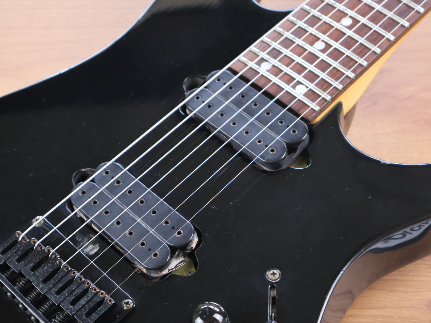 1999 Ibanez Japan RG7621 7 String HH Superstrat (Galaxy Black)