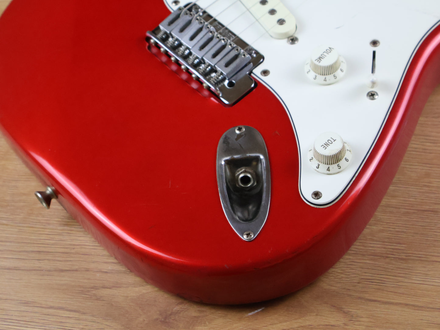 1993 Fender Japan STS-550 Short Scale Stratocaster (Cosmo Red)