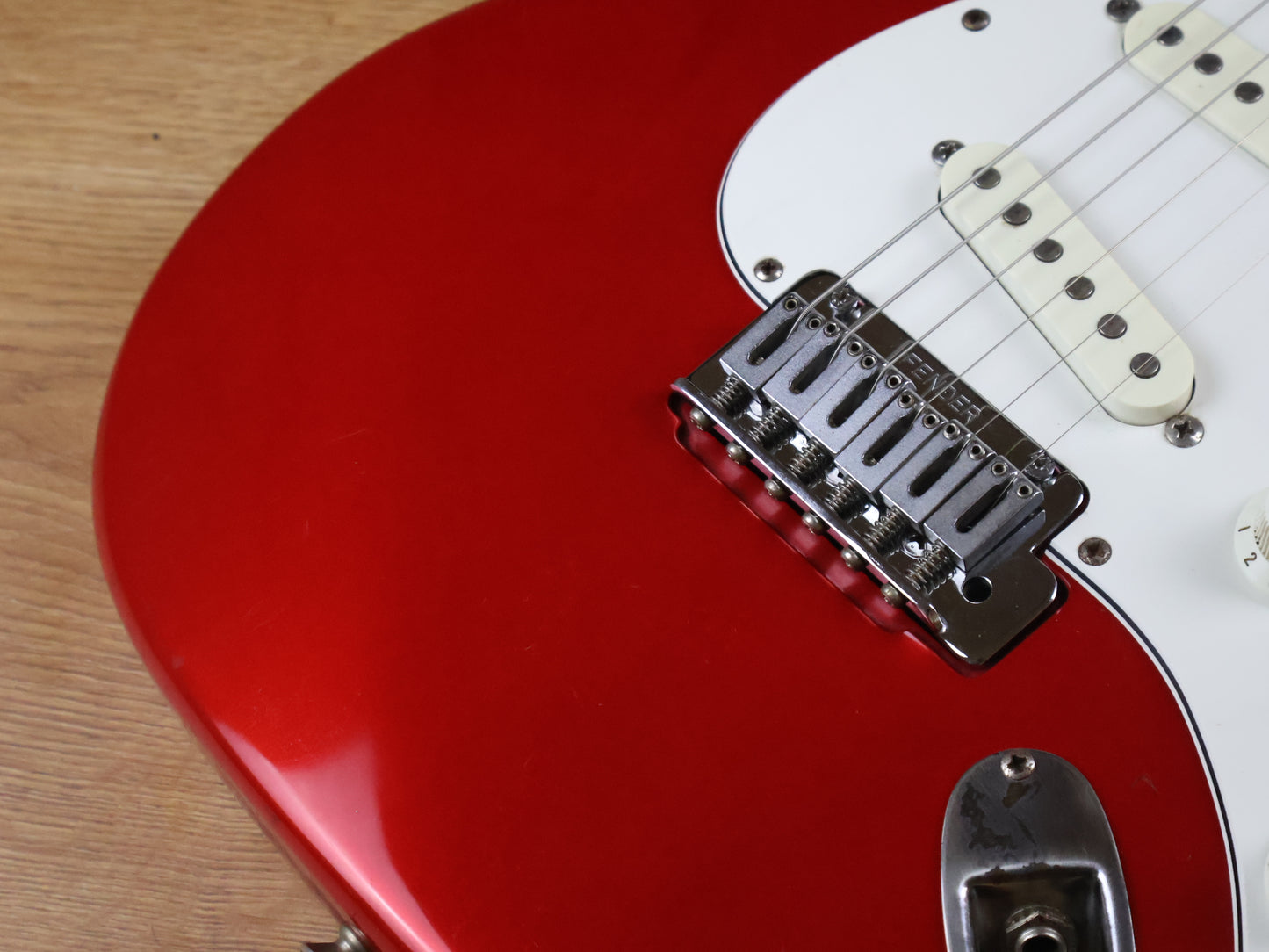 1993 Fender Japan STS-550 Short Scale Stratocaster (Cosmo Red)