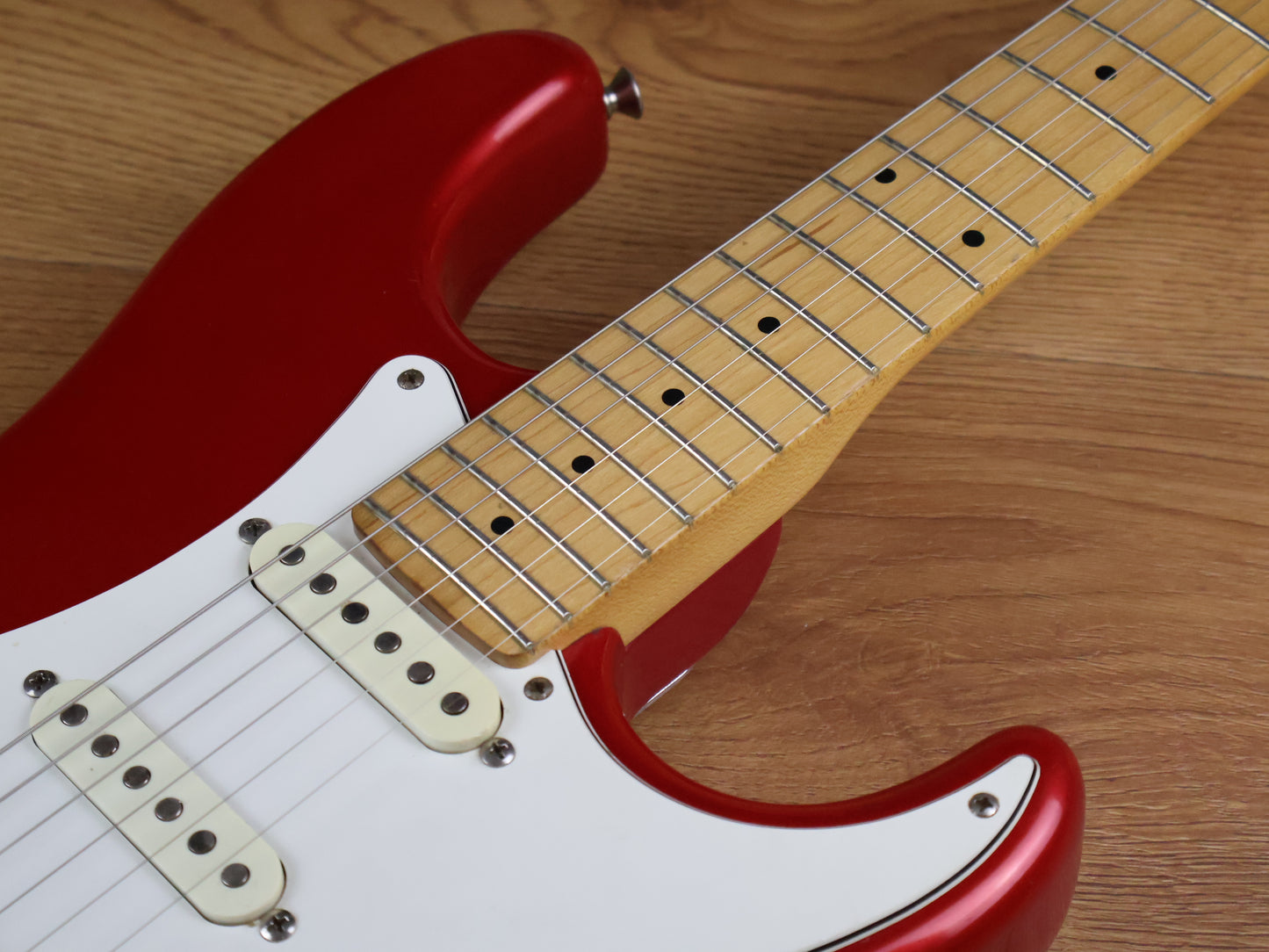 1993 Fender Japan STS-550 Short Scale Stratocaster (Cosmo Red)