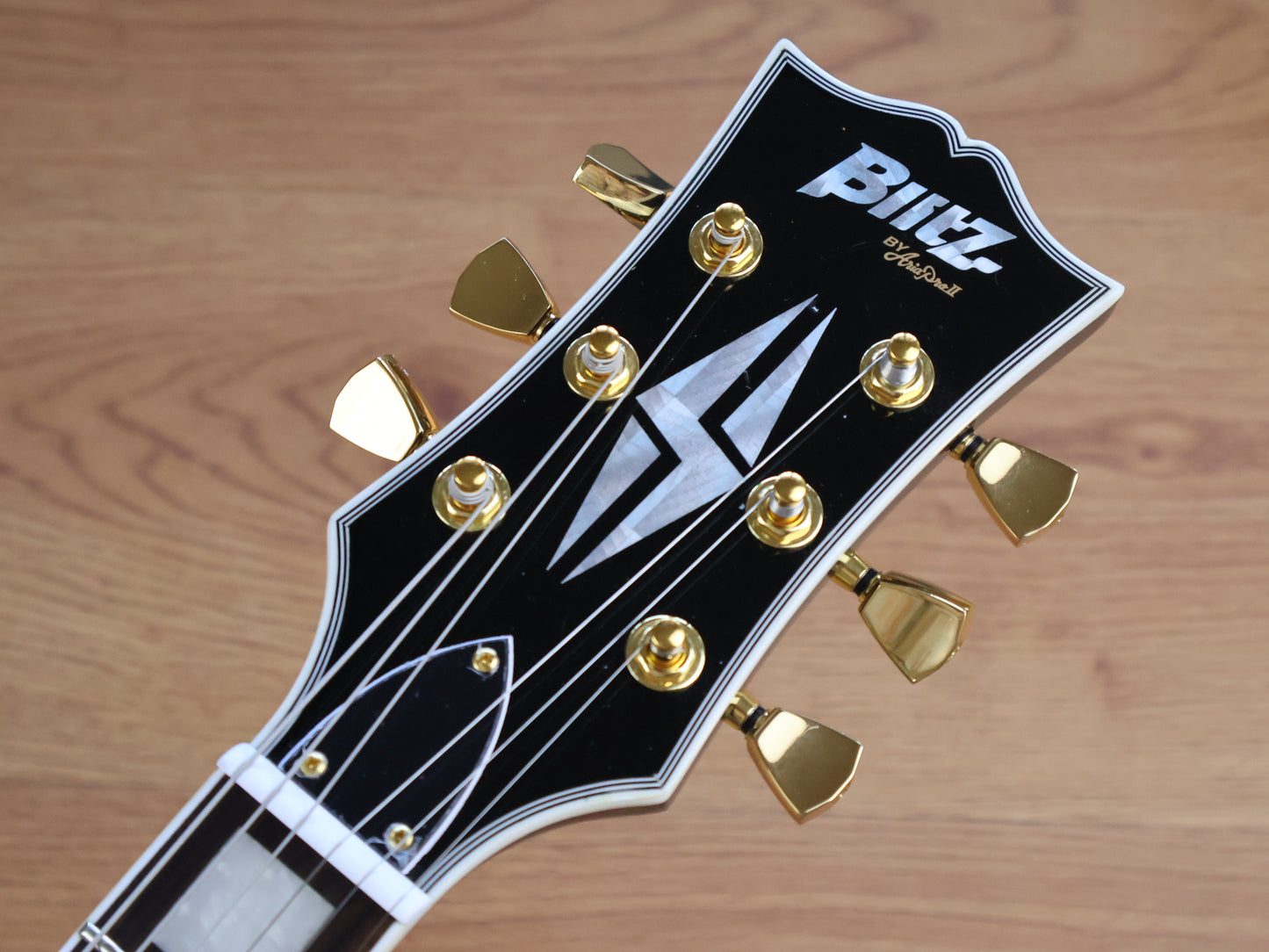 Blitz by Aria Pro II Les Paul Custom (Black)