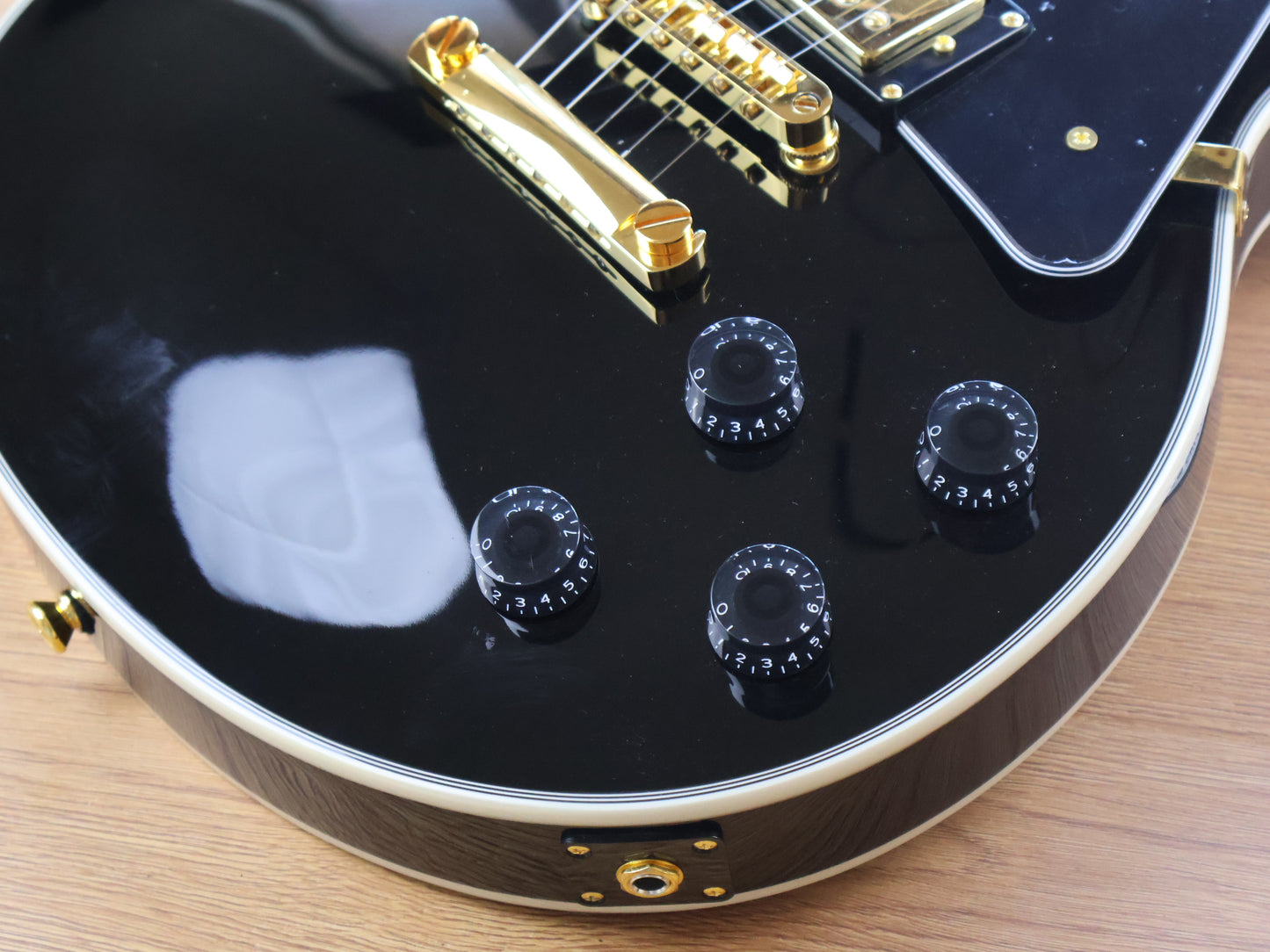 Blitz by Aria Pro II Les Paul Custom (Black)