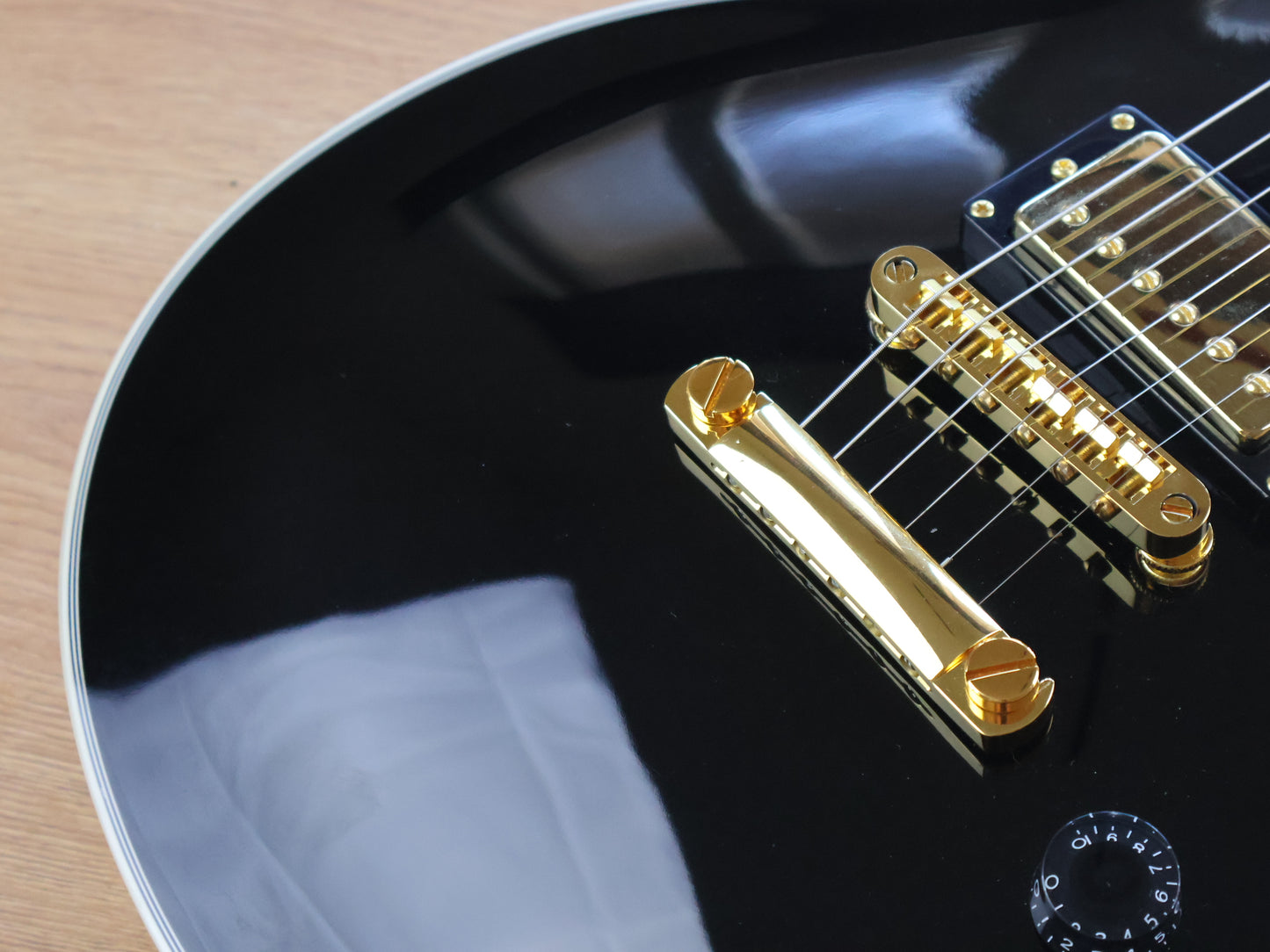Blitz by Aria Pro II Les Paul Custom (Black)