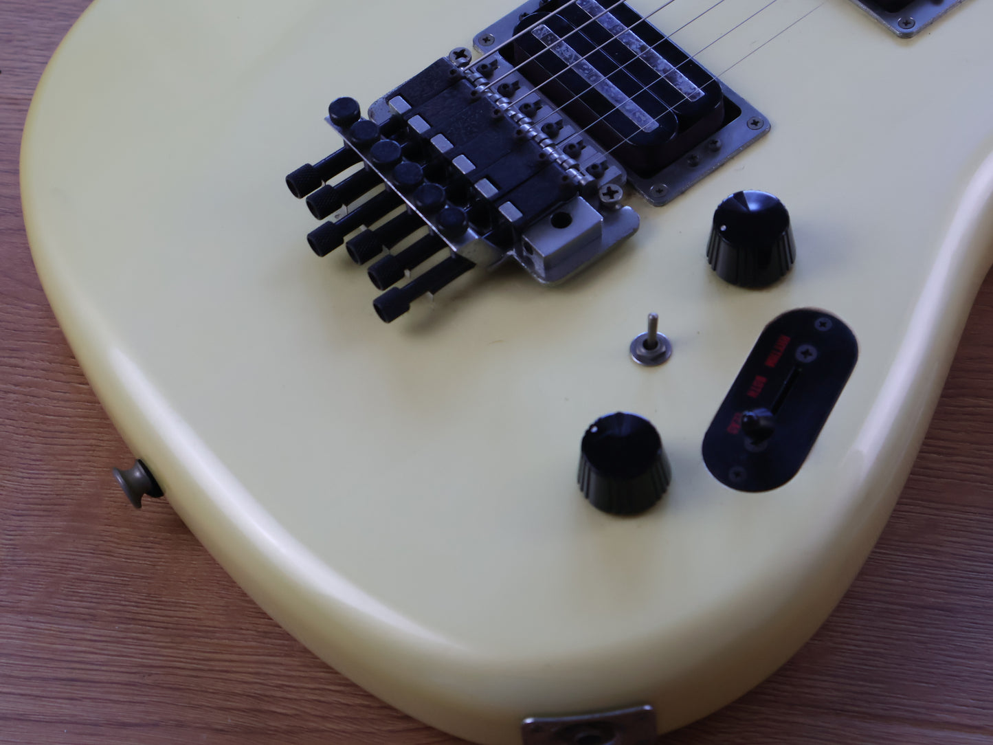 1984 Aria Pro II RS Inazuma HH Superstrat (Aged White)