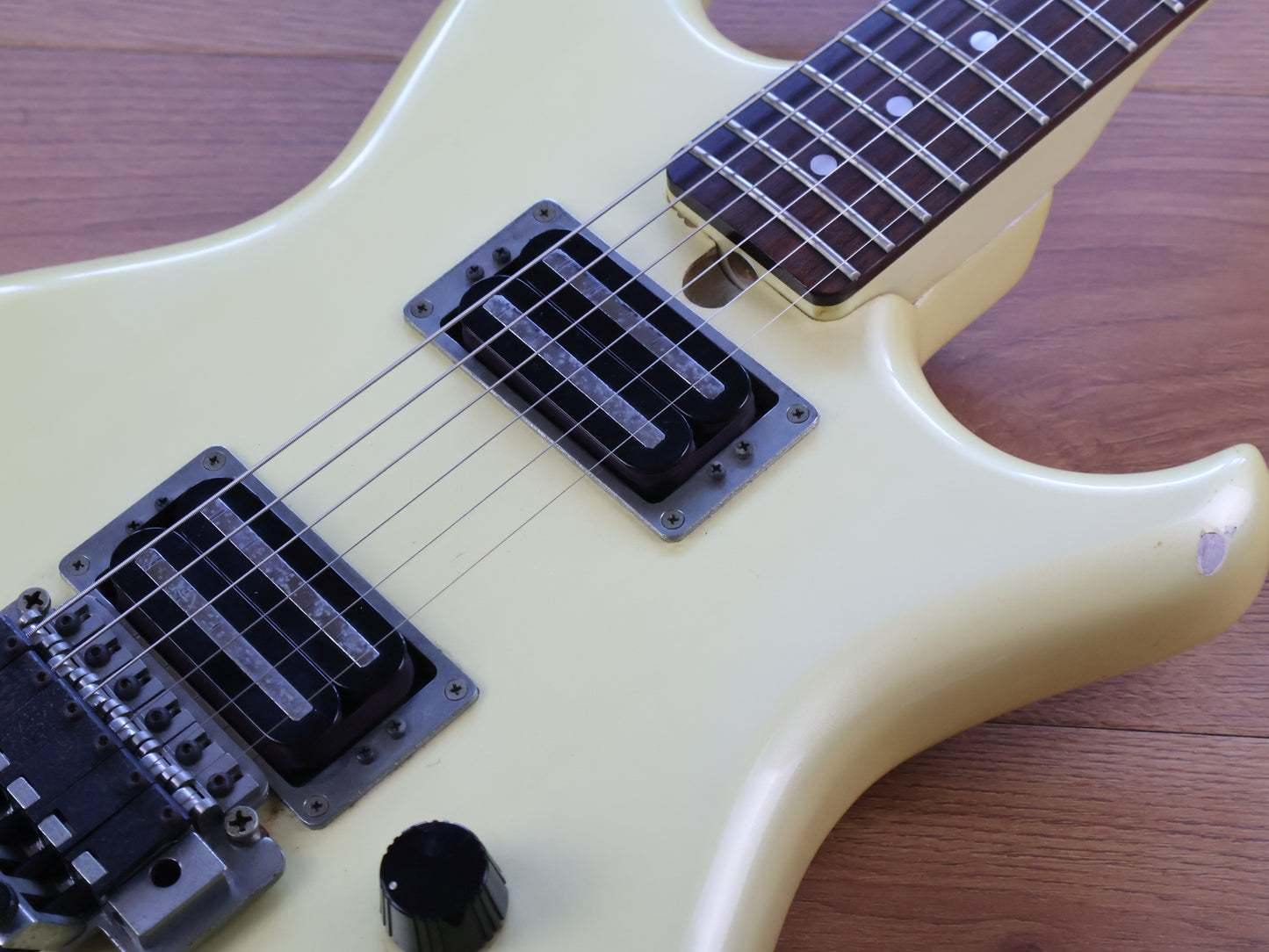 1984 Aria Pro II RS Inazuma HH Superstrat (Aged White)