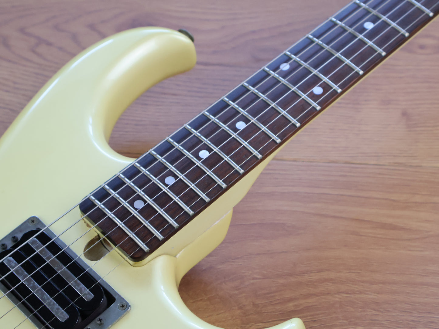 1984 Aria Pro II RS Inazuma HH Superstrat (Aged White)