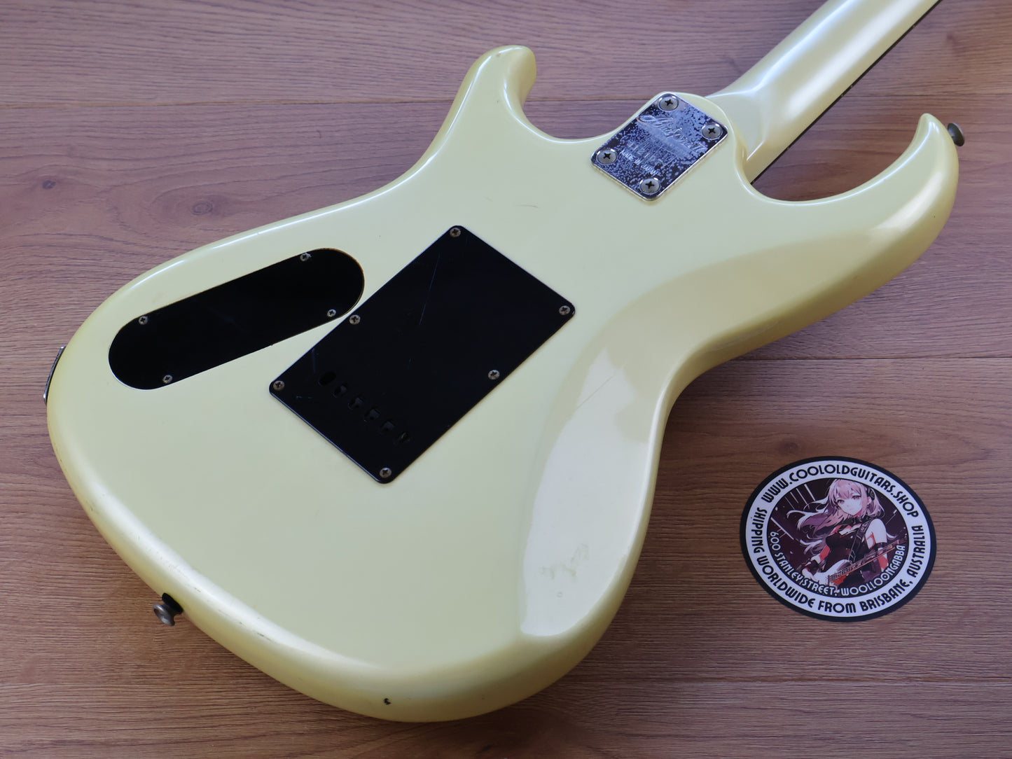 1984 Aria Pro II RS Inazuma HH Superstrat (Aged White)