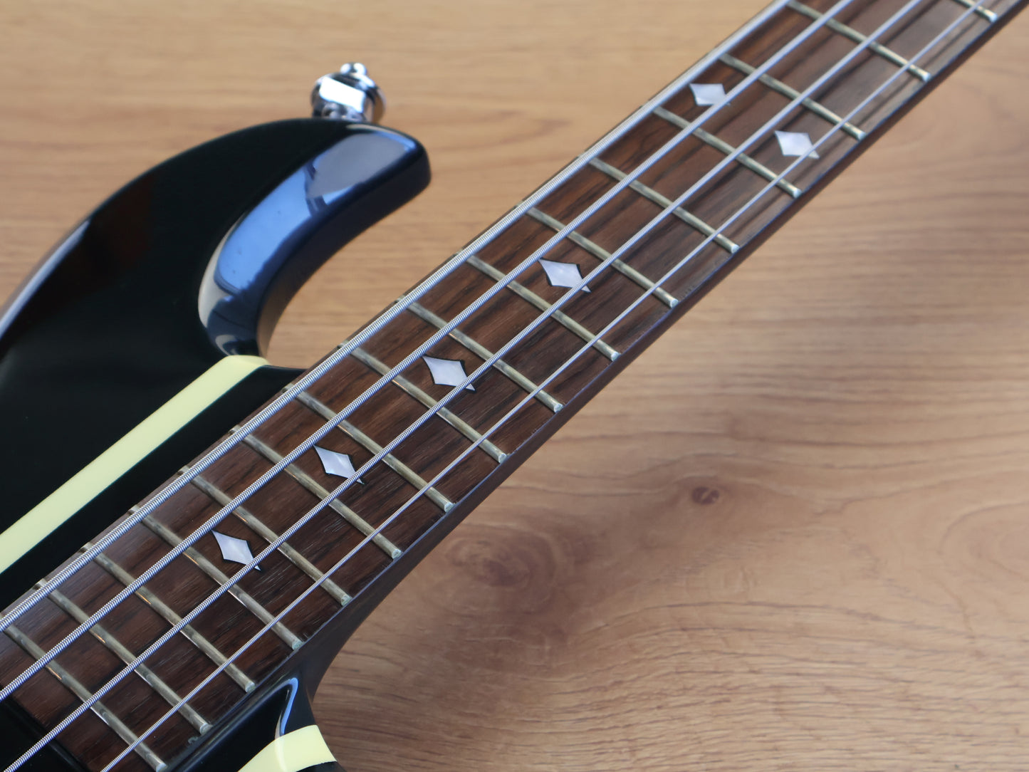 1997 Burny (Fernandes) EB-95X "X Japan" Signature Eagle Bass (Black)