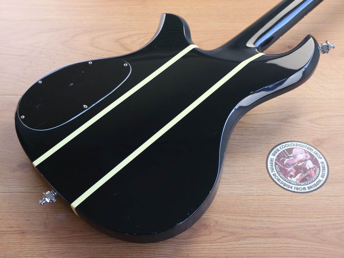 1997 Burny (Fernandes) EB-95X "X Japan" Signature Eagle Bass (Black)