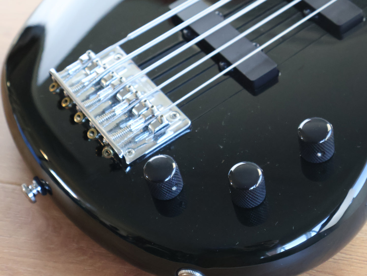 1997 Burny (Fernandes) EB-95X "X Japan" Signature Eagle Bass (Black)