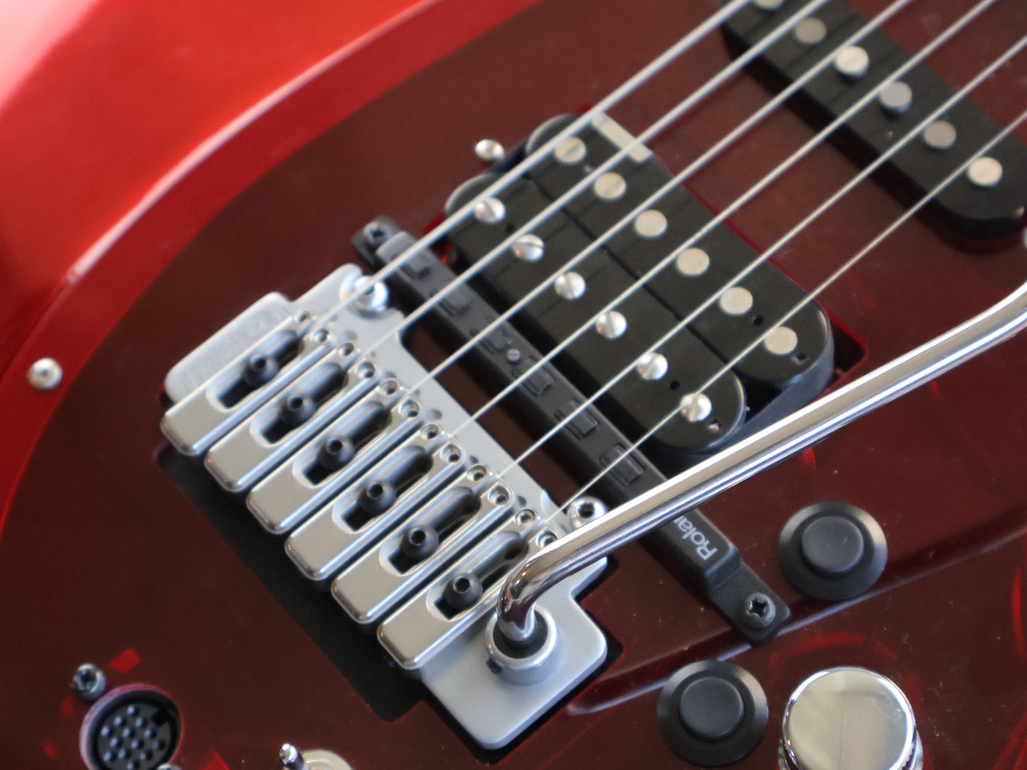 2017 Tokai Talbo "Secret Factory" Custom Build w/Sustainiac + Roland GK (Red)