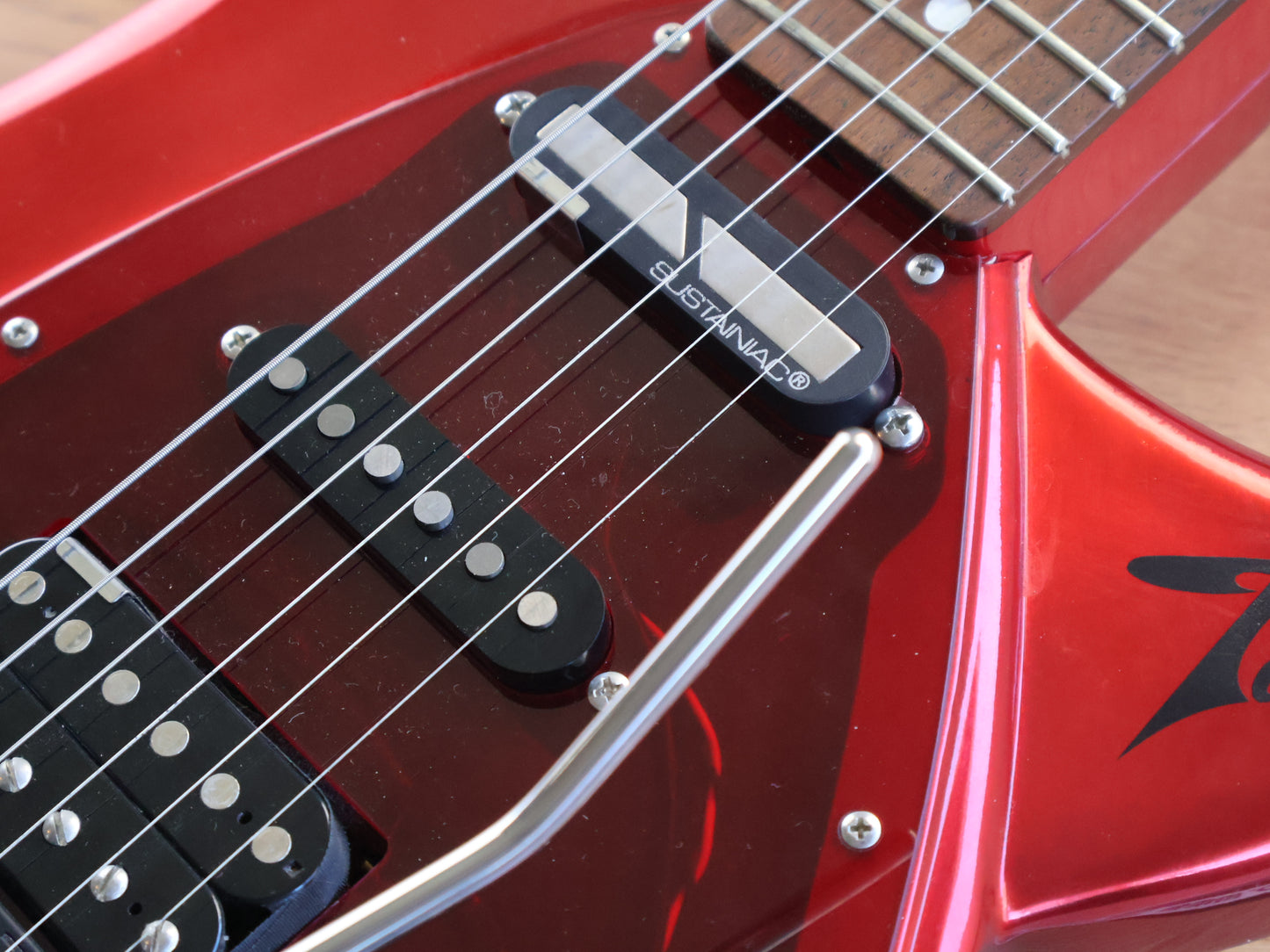 2017 Tokai Talbo "Secret Factory" Custom Build w/Sustainiac + Roland GK (Red)