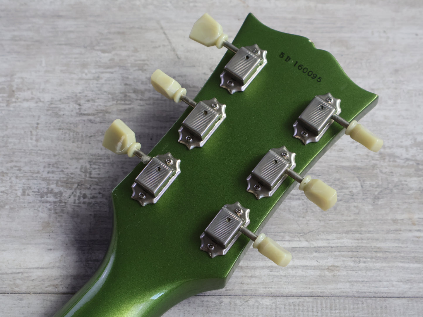 2016 Crews Maniac Sound KTR SG-02 SG Double Cutaway (Faded Pelham Blue)