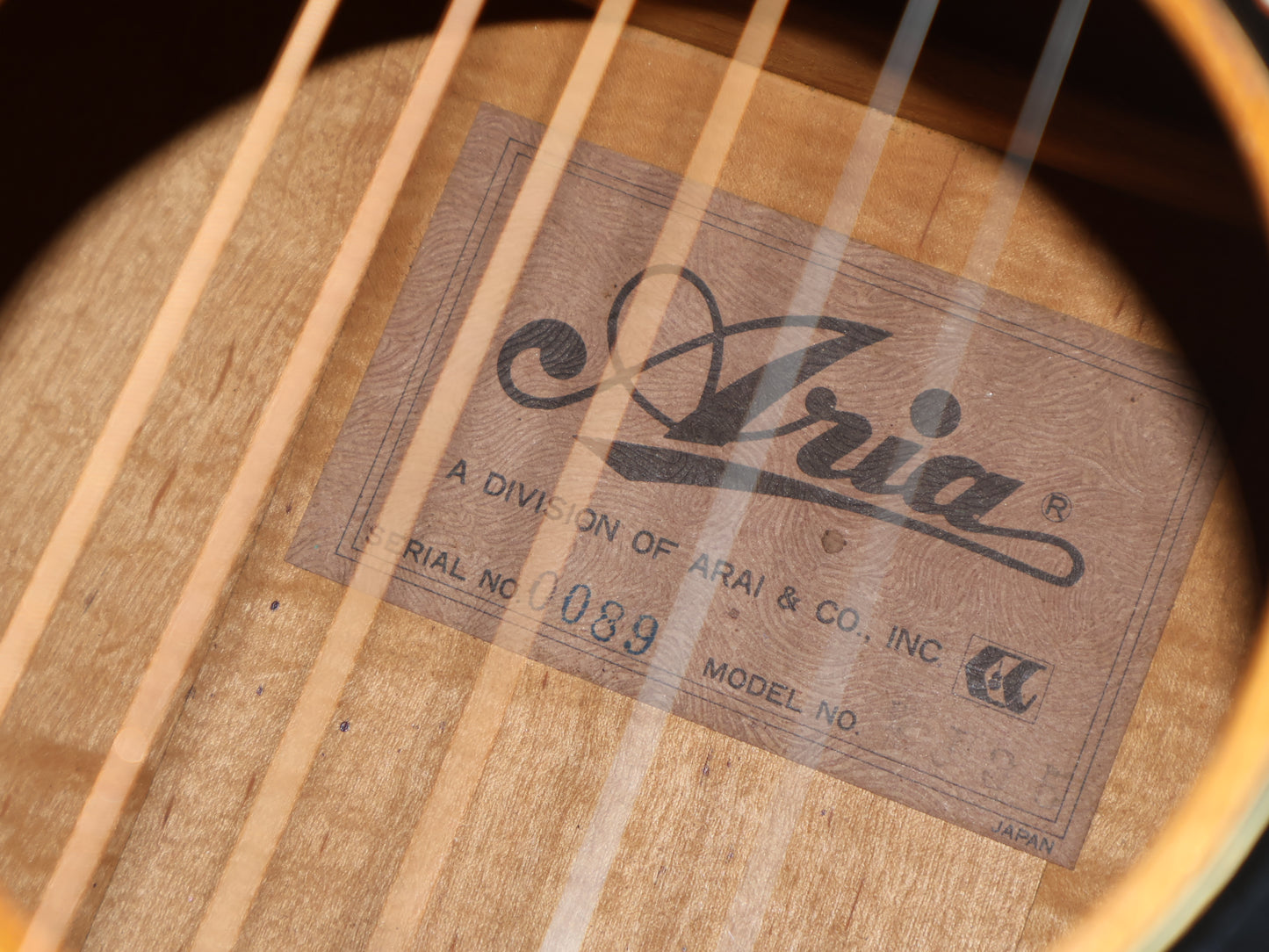 1970's Aria Japan Model WJ-35 Jumbo Acoustic (Natural)