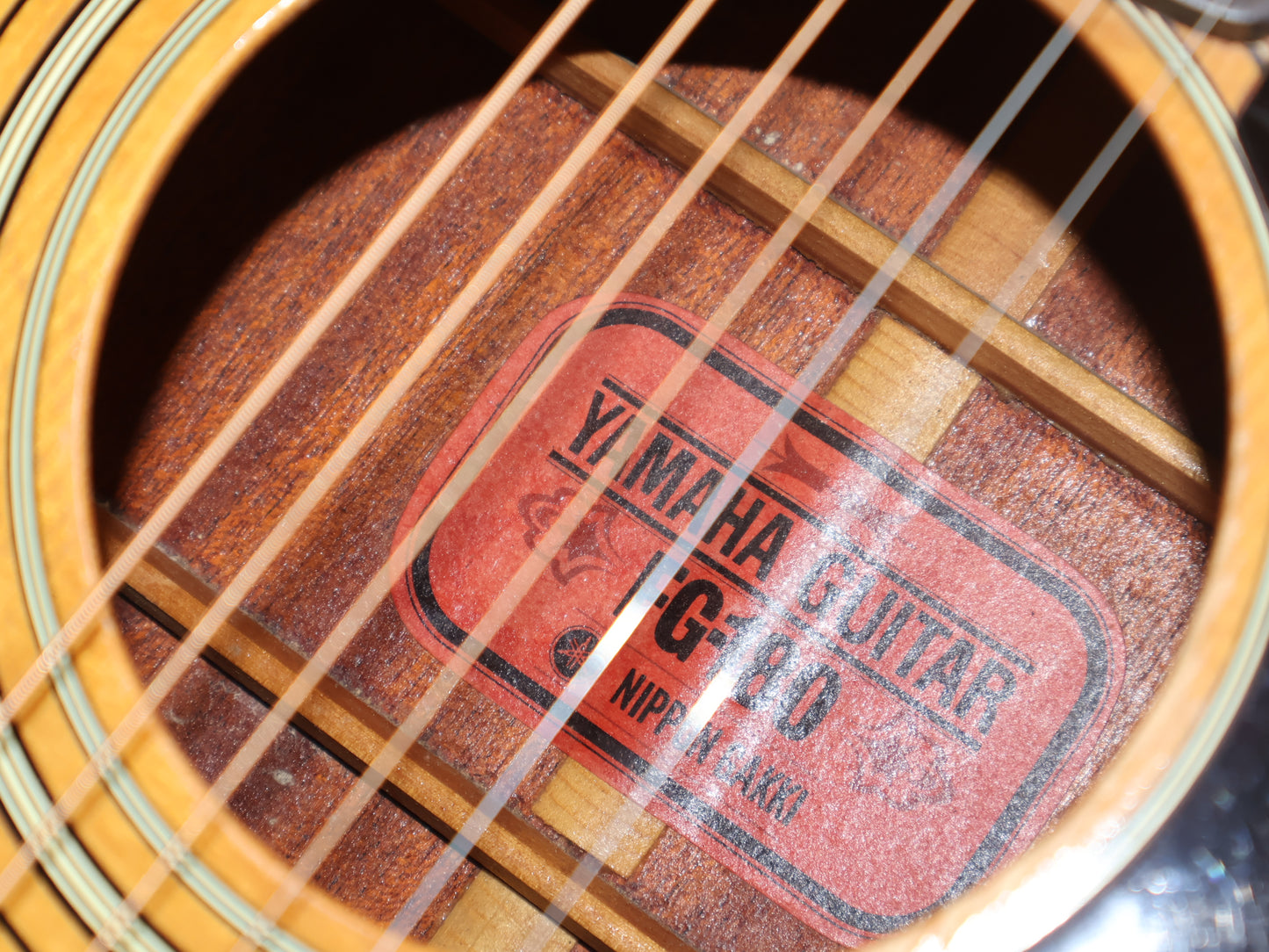 1970's Yamaha Japan FG-180 Red Label Acoustic Guitar