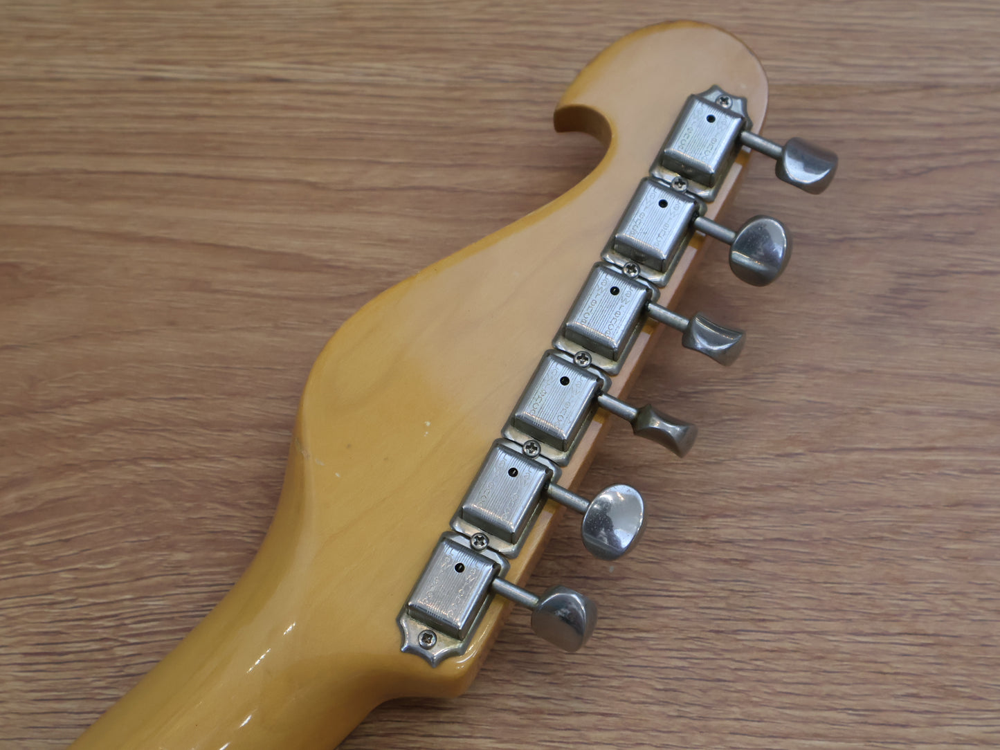 1980's Bill Lawrence Japan Challenger HSS Stratocaster (Transparent Brown)