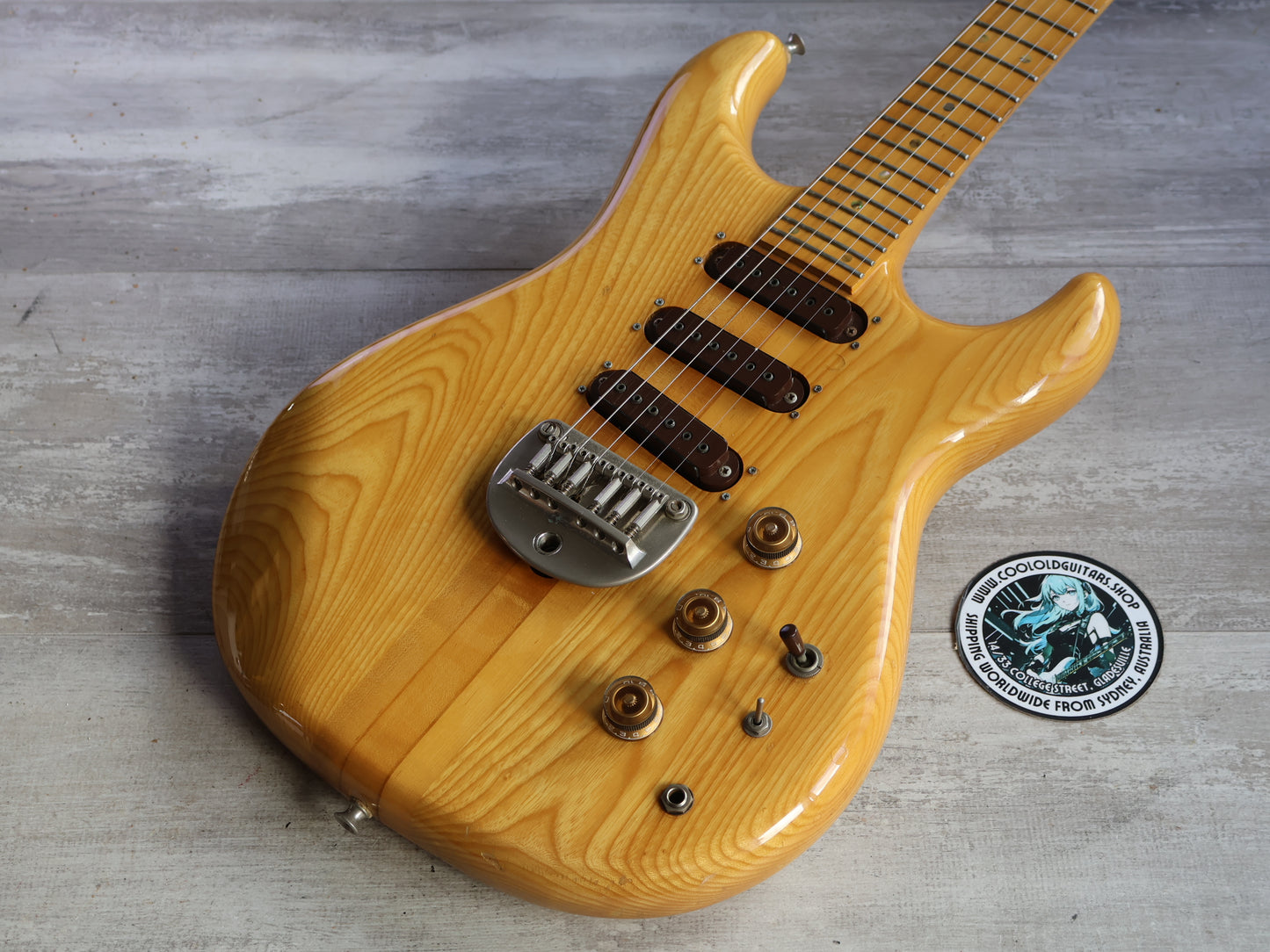 1979 Greco Japan GOII750 Neckthrough S-Style (Natural)