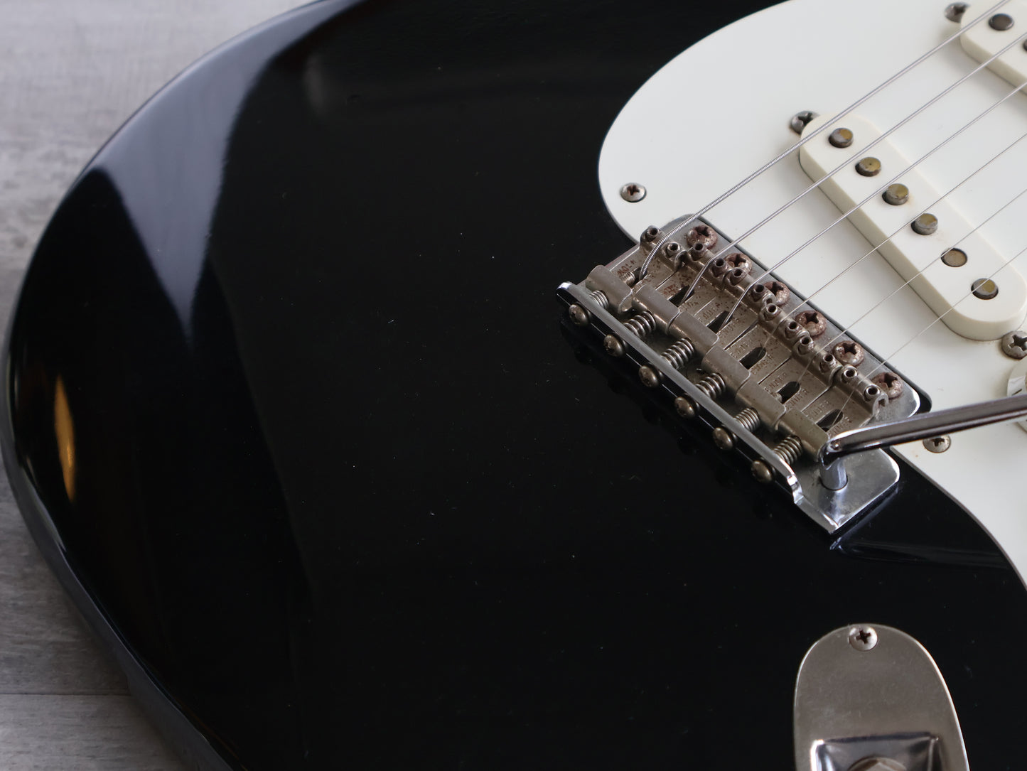 1991 Fender Japan ST57-650 '57 Reissue Scalloped Stratocaster (Black)