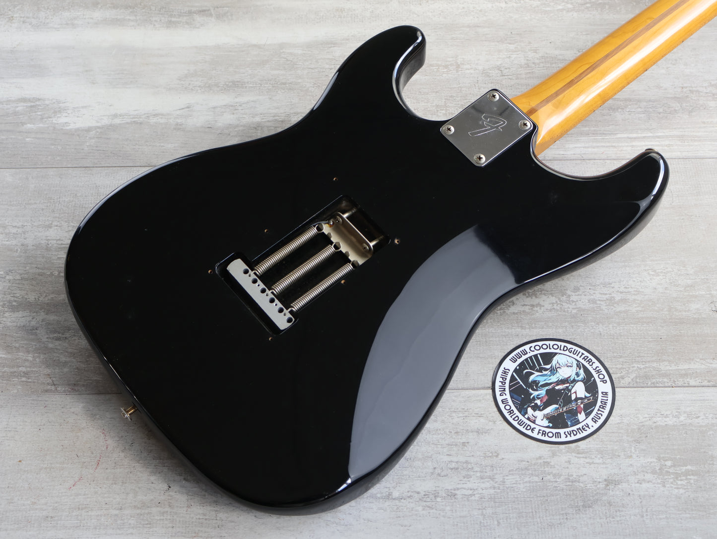 1991 Fender Japan ST57-650 '57 Reissue Scalloped Stratocaster (Black)