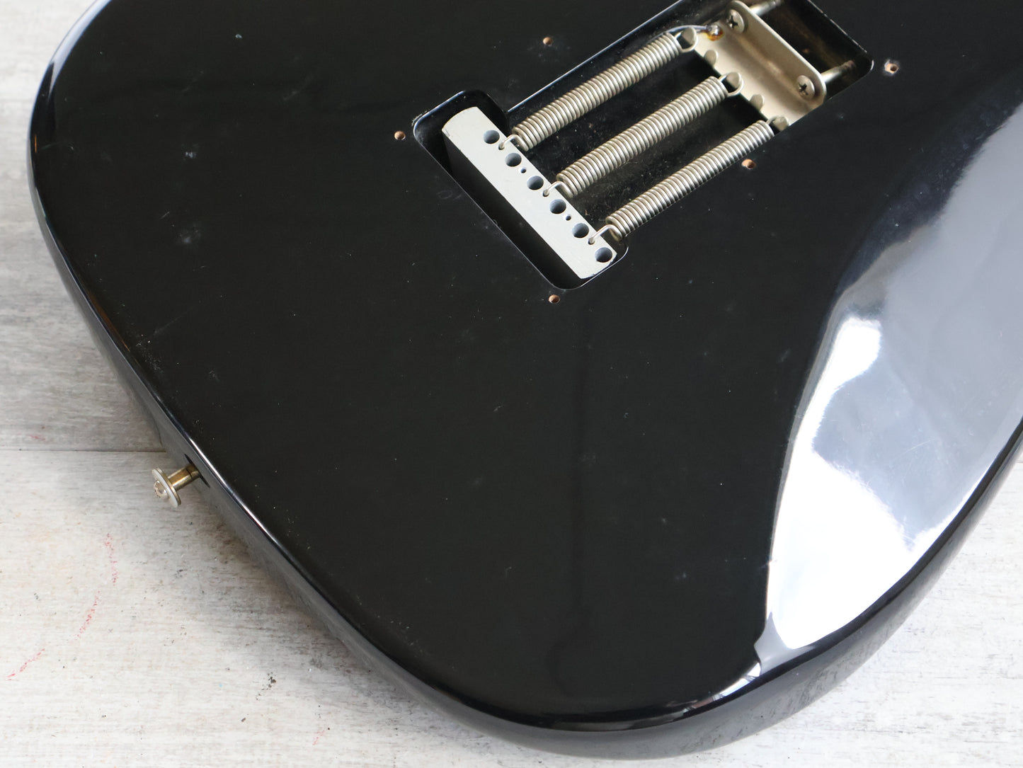 1991 Fender Japan ST57-650 '57 Reissue Scalloped Stratocaster (Black)