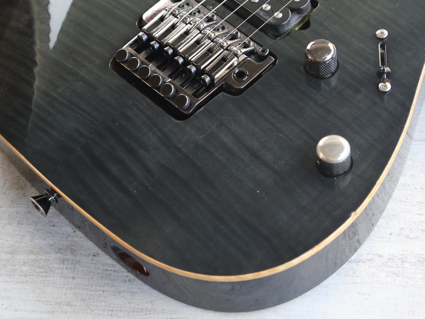 2005 Ibanez J Custom RG8270F HSH Superstrat (Black Onyx)