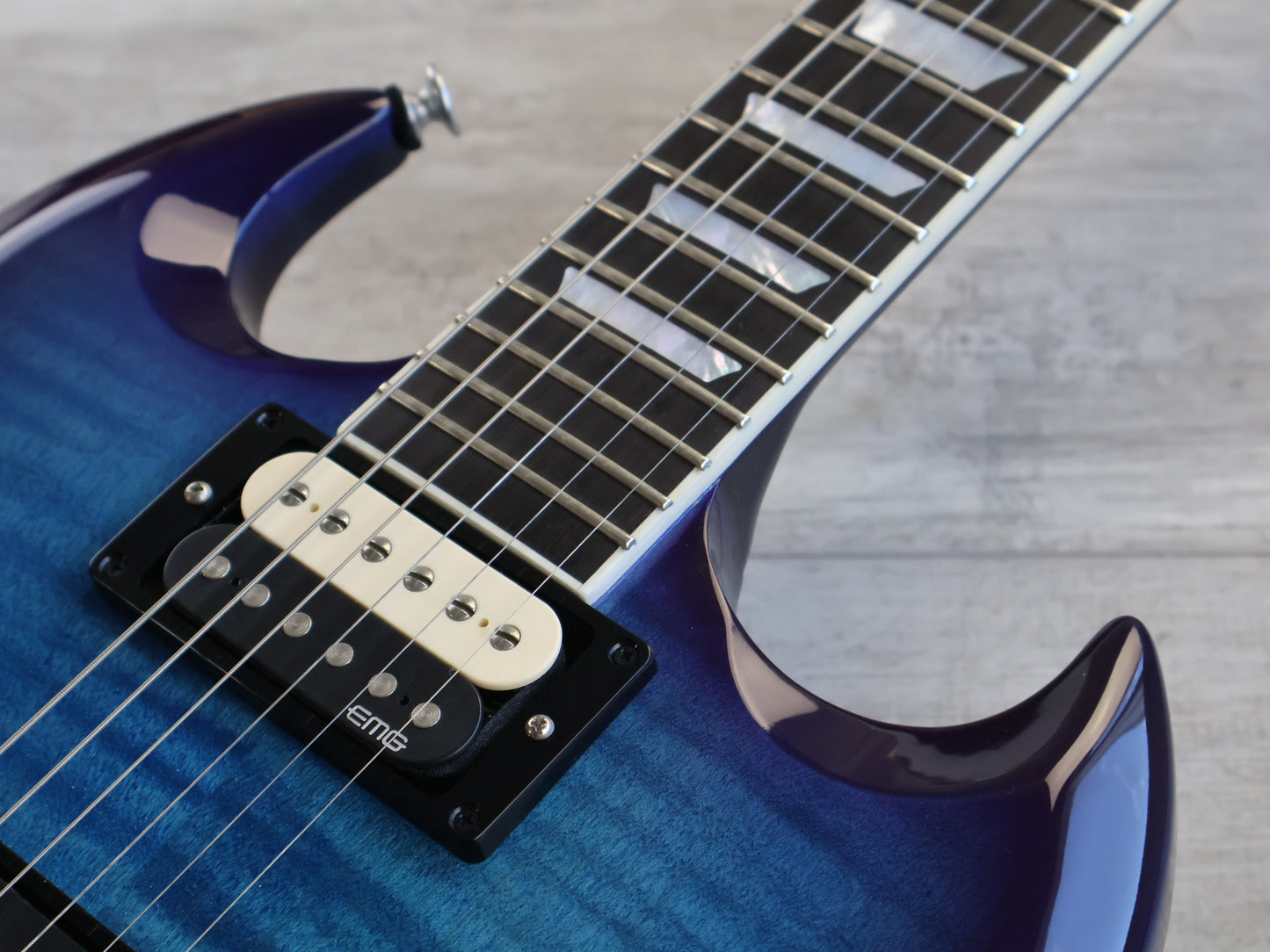Gibson SG Modern Double Cutaway w/EMG's (Blueberry Fade)