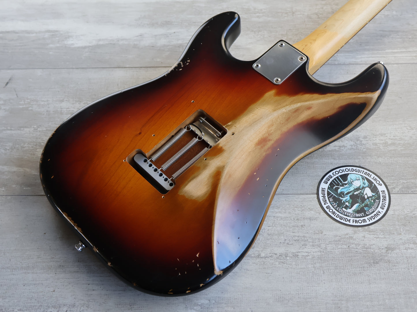 2014 Fender Stratocaster w/Japanese Body + Lace Sensors (Relic Sunburst)