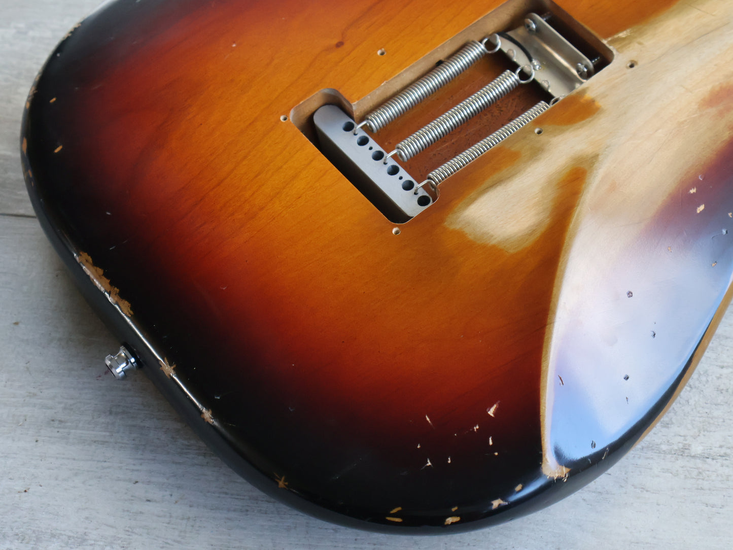 2014 Fender Stratocaster w/Japanese Body + Lace Sensors (Relic Sunburst)
