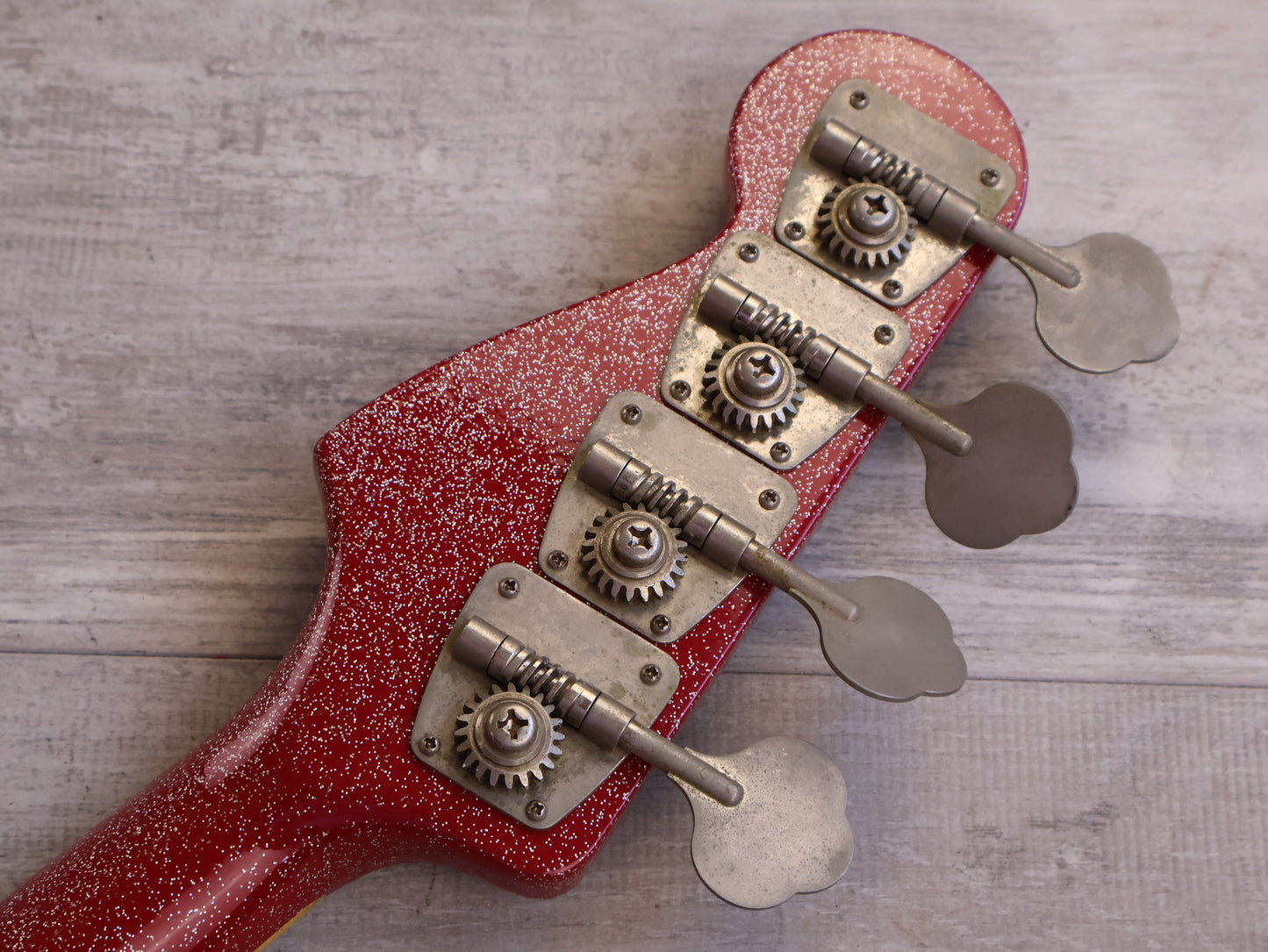 1975 Greco PB-750DX Precision Bass Deluxe (Refinished Red Sparkle)