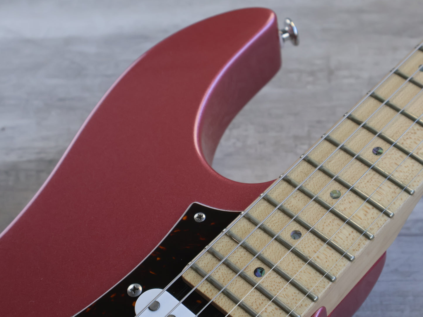 2017 FGN (Fujigen, Japan) EOS/AL-M Yamano Music Custom Order Superstrat (Burgundy)