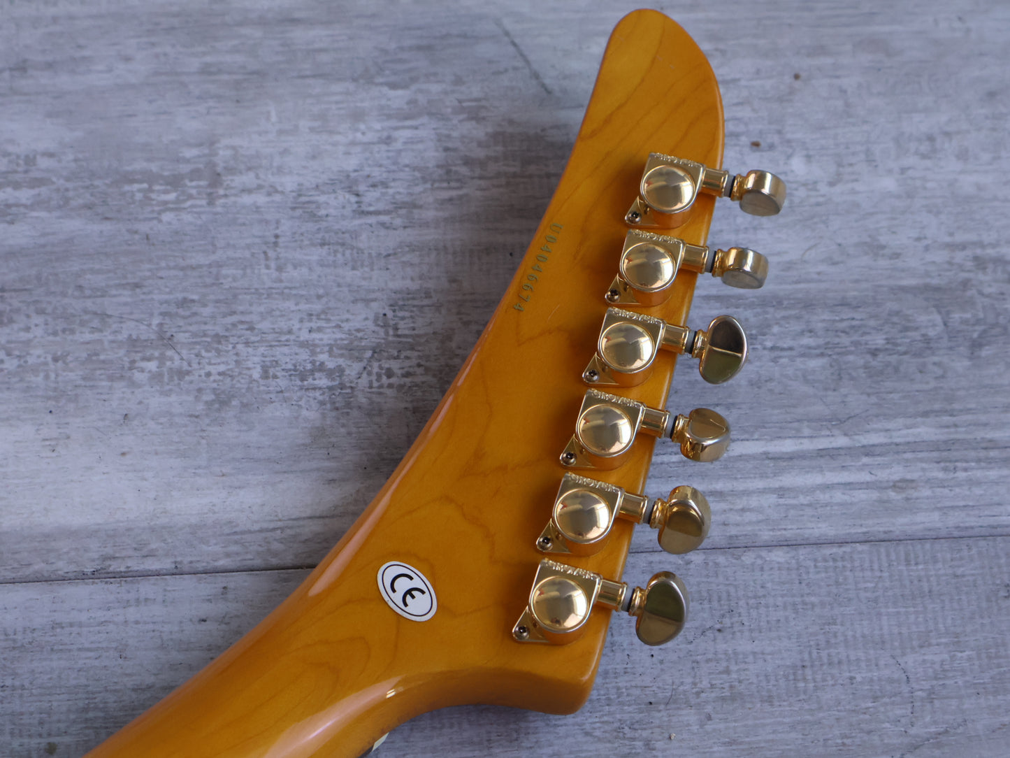2004 Epiphone '58 1958 Reissue Korina Explorer (Aged Natural)