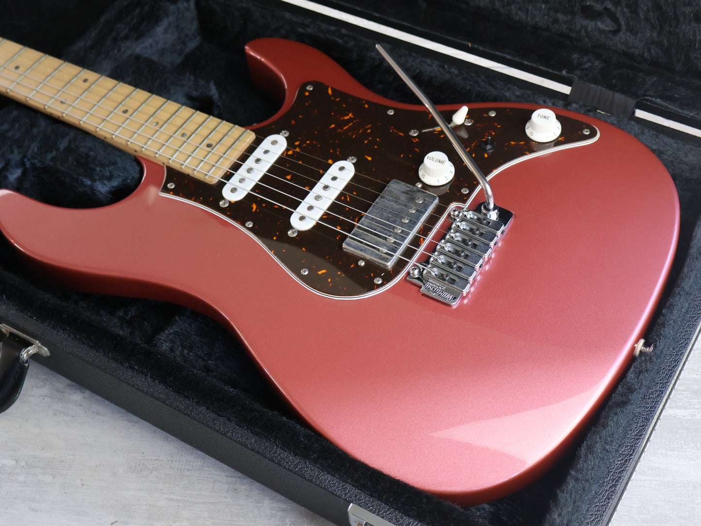 2017 FGN (Fujigen, Japan) EOS/AL-M Yamano Music Custom Order Superstrat (Burgundy)