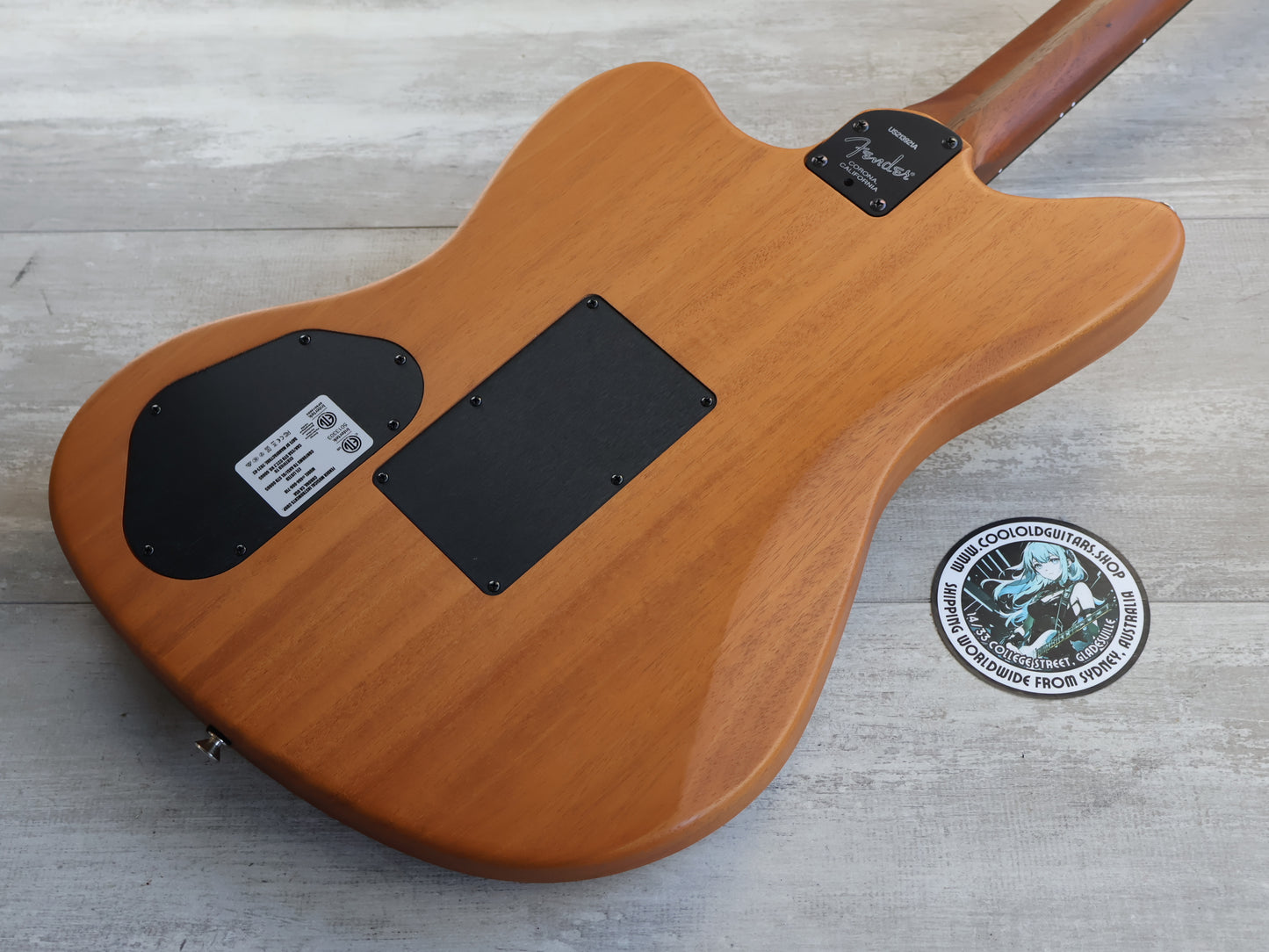 2021 Fender American Acoustasonic Jazzmaster (Natural, Ebony Fingerboard)