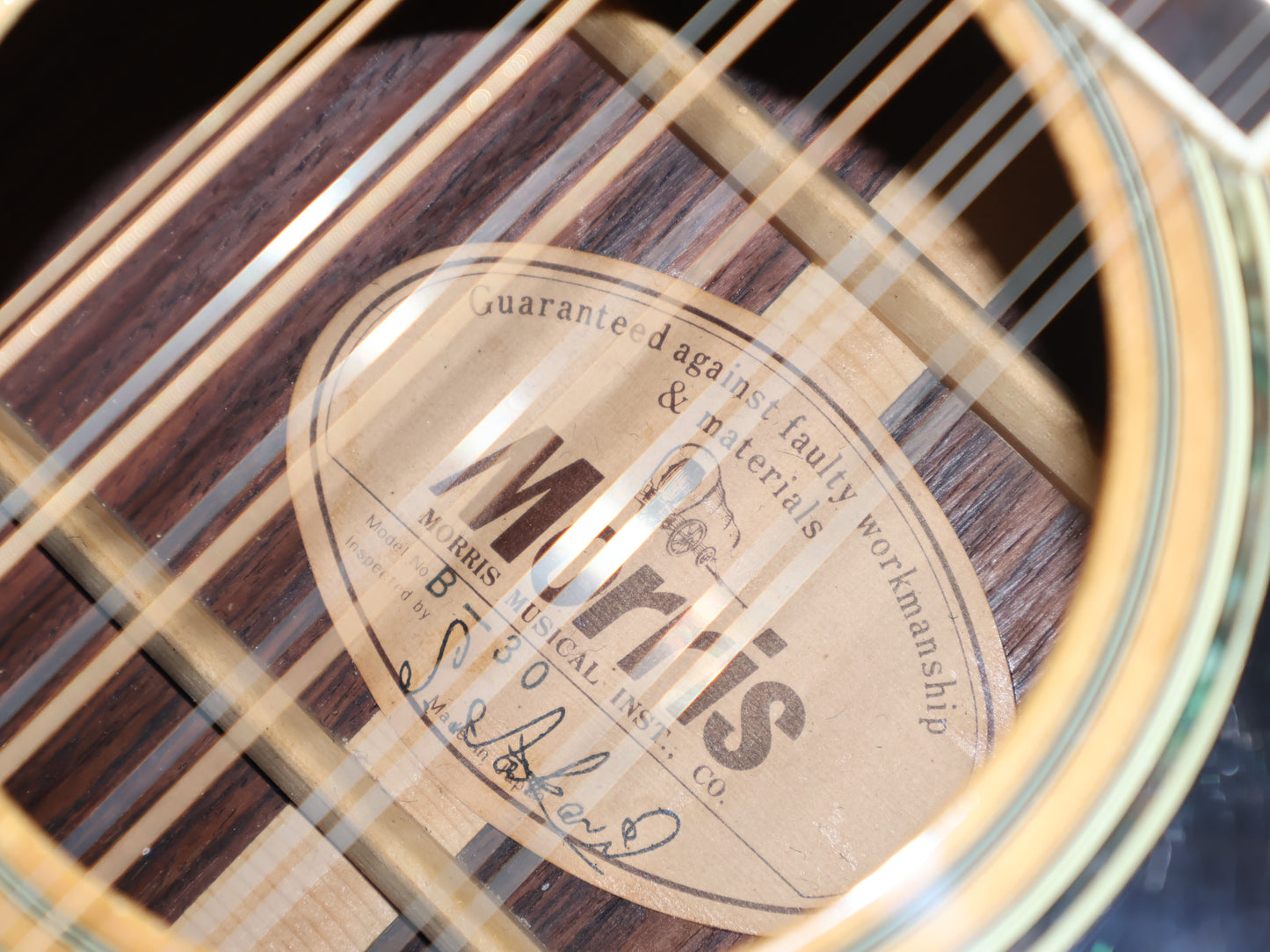1980's Morris B-30 Japanese Vintage 12-String Acoustic (Natural)
