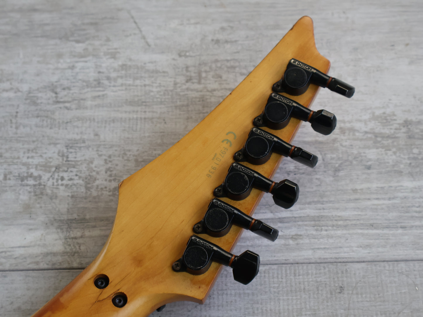 1989 Ibanez Japan RG-550 HSH Superstrat (Road Flare Red)