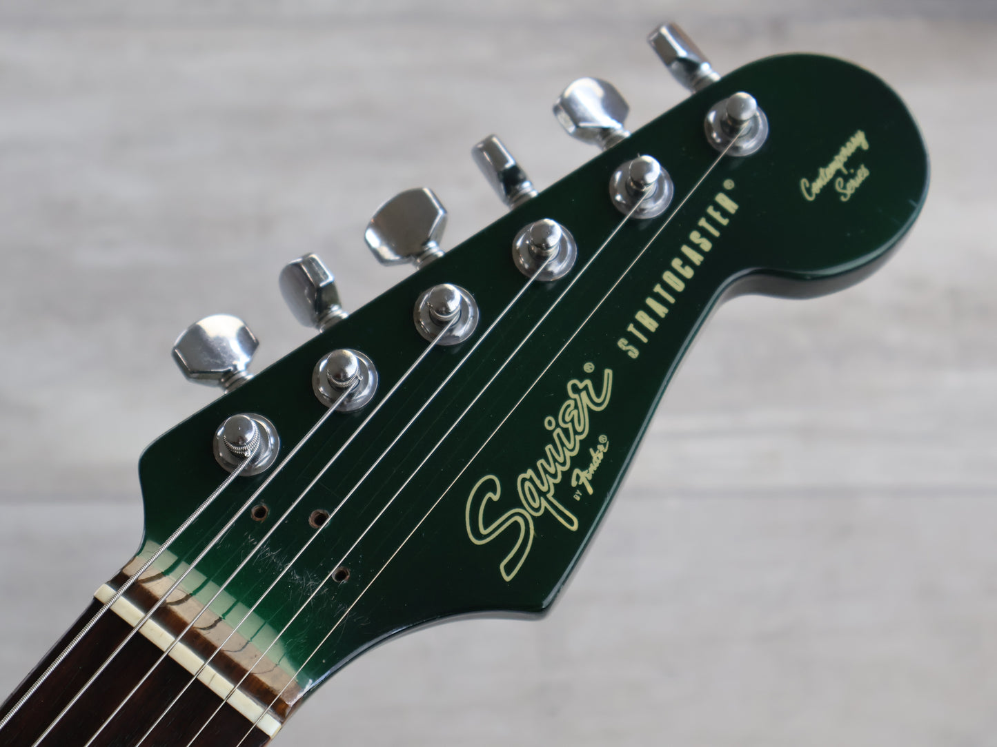 1983 Squier Japan ST652 JV Series HH Superstrat (Candy Apple Green)