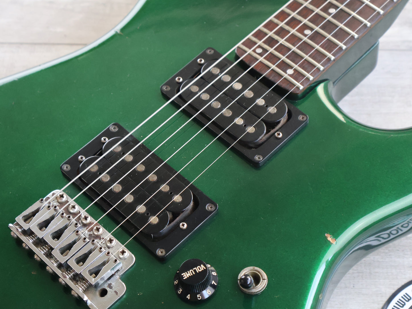 1983 Squier Japan ST652 JV Series HH Superstrat (Candy Apple Green)