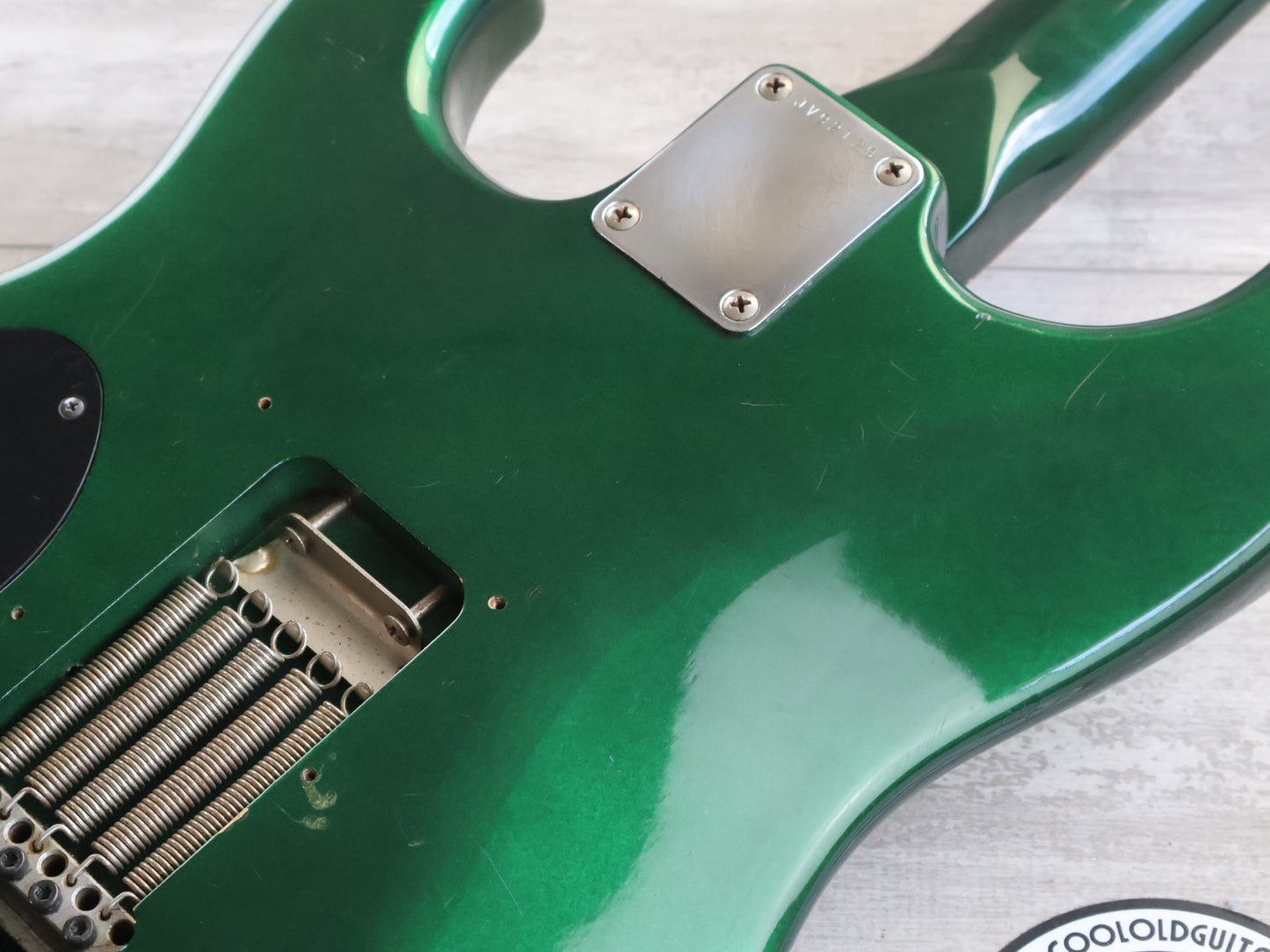 1983 Squier Japan ST652 JV Series HH Superstrat (Candy Apple Green)