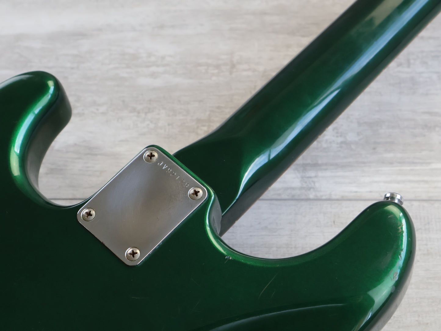 1983 Squier Japan ST652 JV Series HH Superstrat (Candy Apple Green)