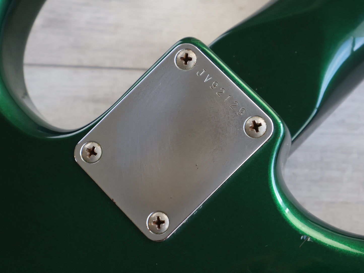 1983 Squier Japan ST652 JV Series HH Superstrat (Candy Apple Green)