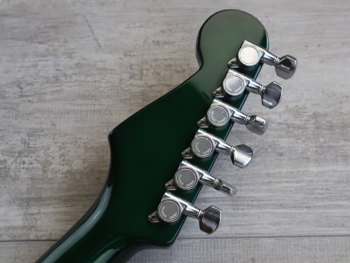 1983 Squier Japan ST652 JV Series HH Superstrat (Candy Apple Green)