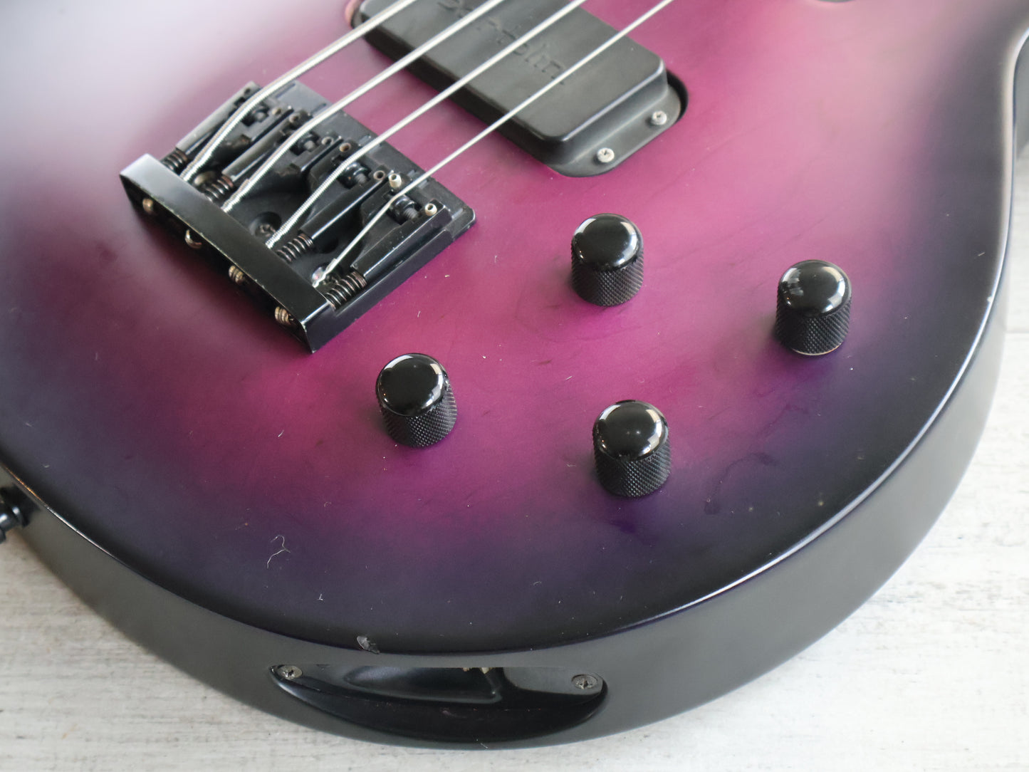 ESP Japan Custom Order Les Paul Bass w/Bartolini's (Purple Burst)