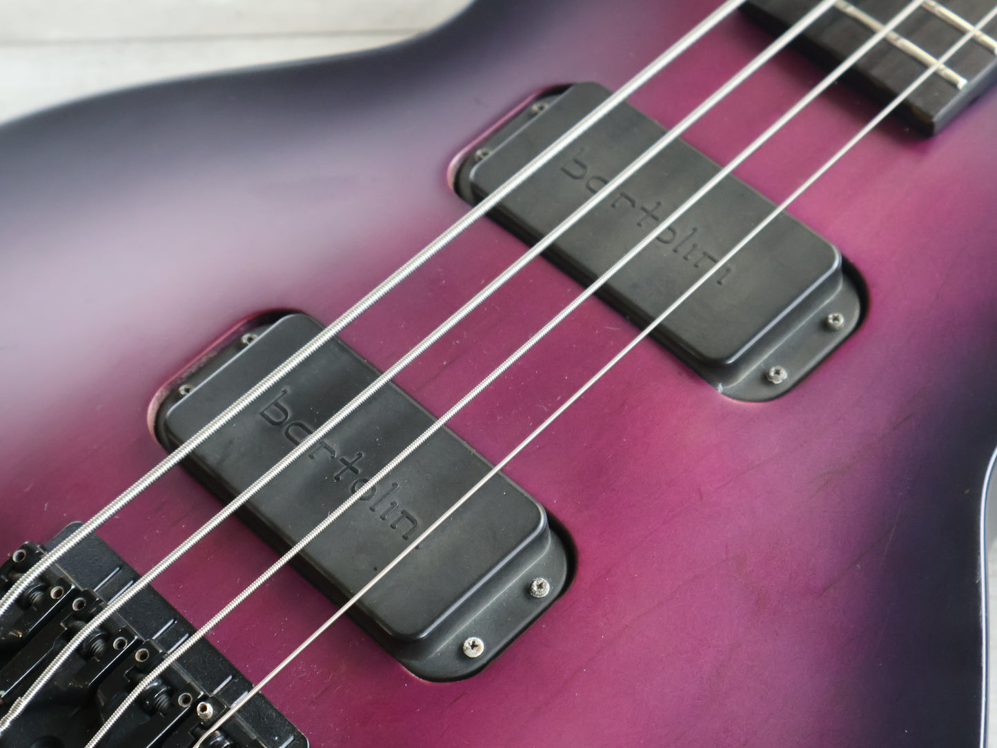 ESP Japan Custom Order Les Paul Bass w/Bartolini's (Purple Burst)