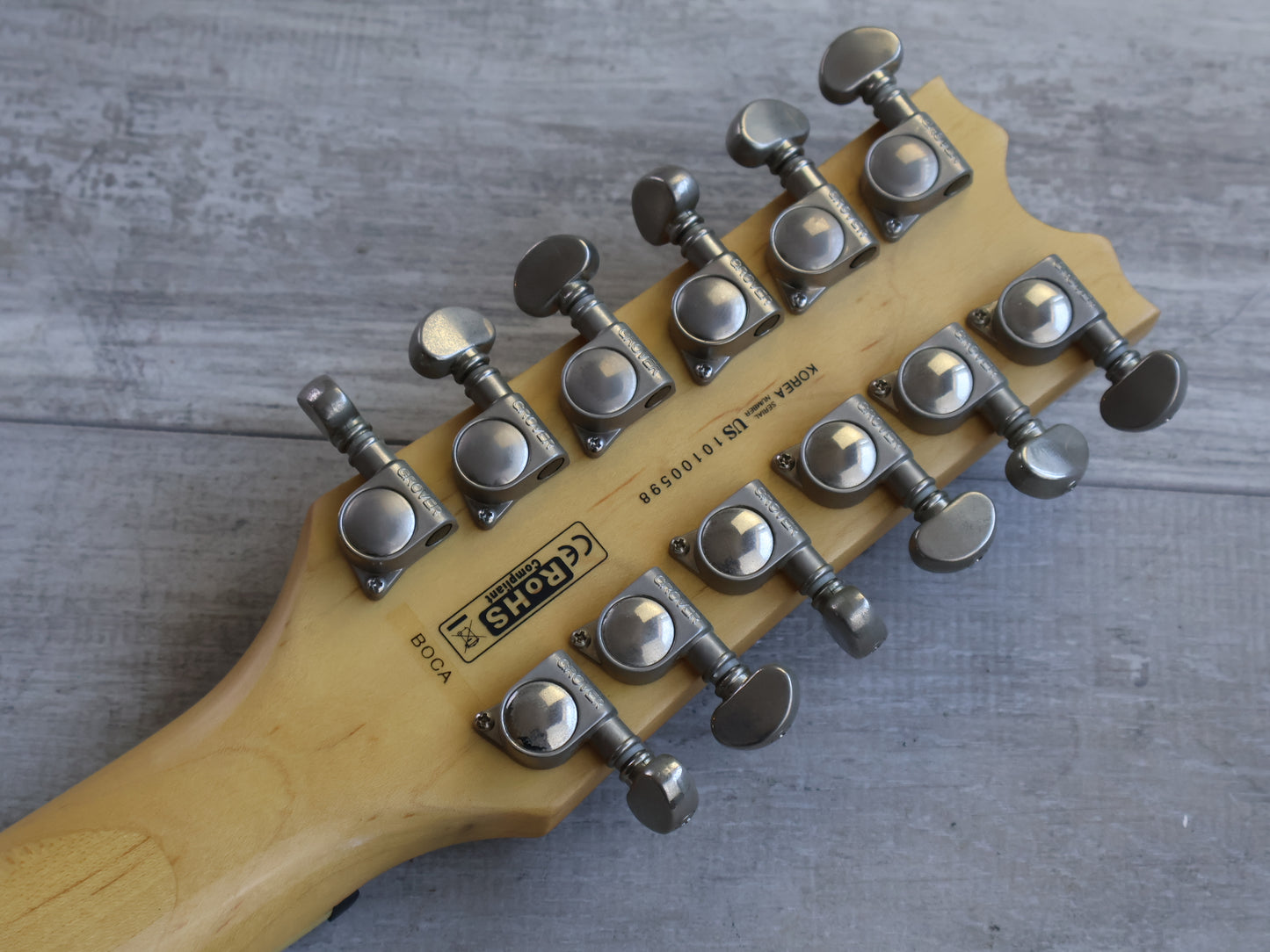 Dean BOCA12 Boca 12-String Semi Hollowbody w/Les Trem (Cherry Sunburst)