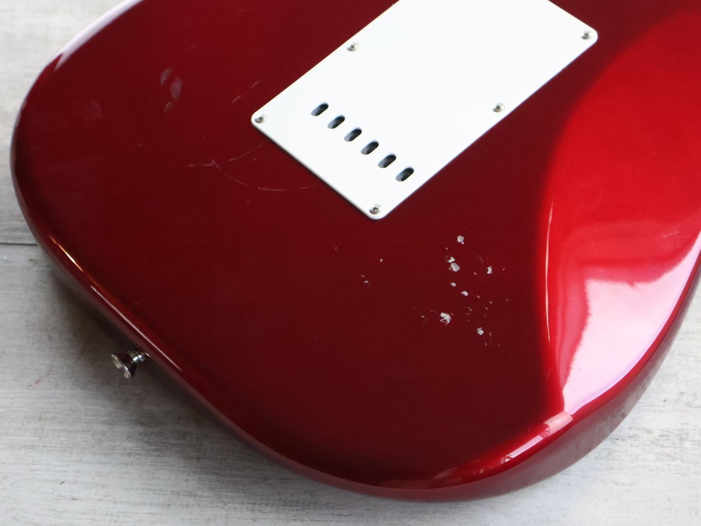 2010 Fender Japan ST57-US '57 Reissue Stratocaster w/USA Pickups (Old Candy Apple Red)